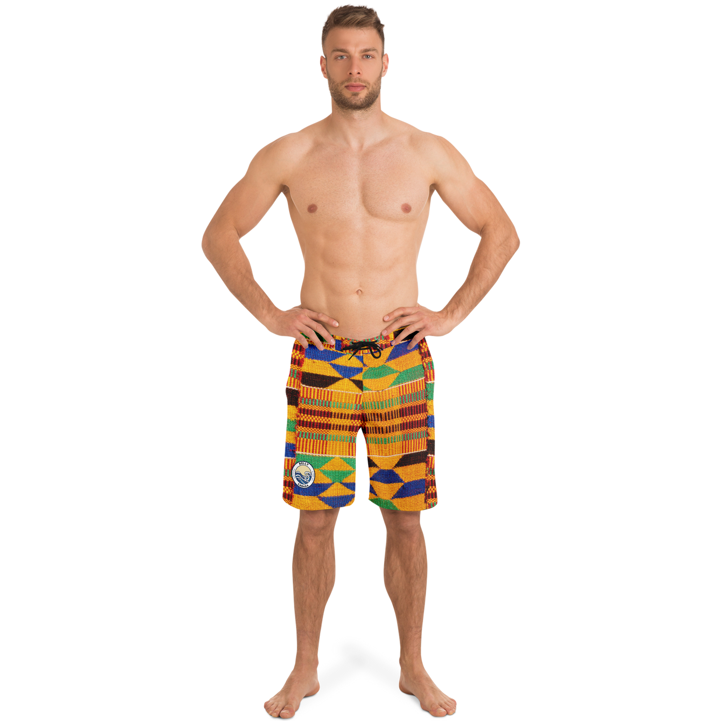 Short de bain à motifs 