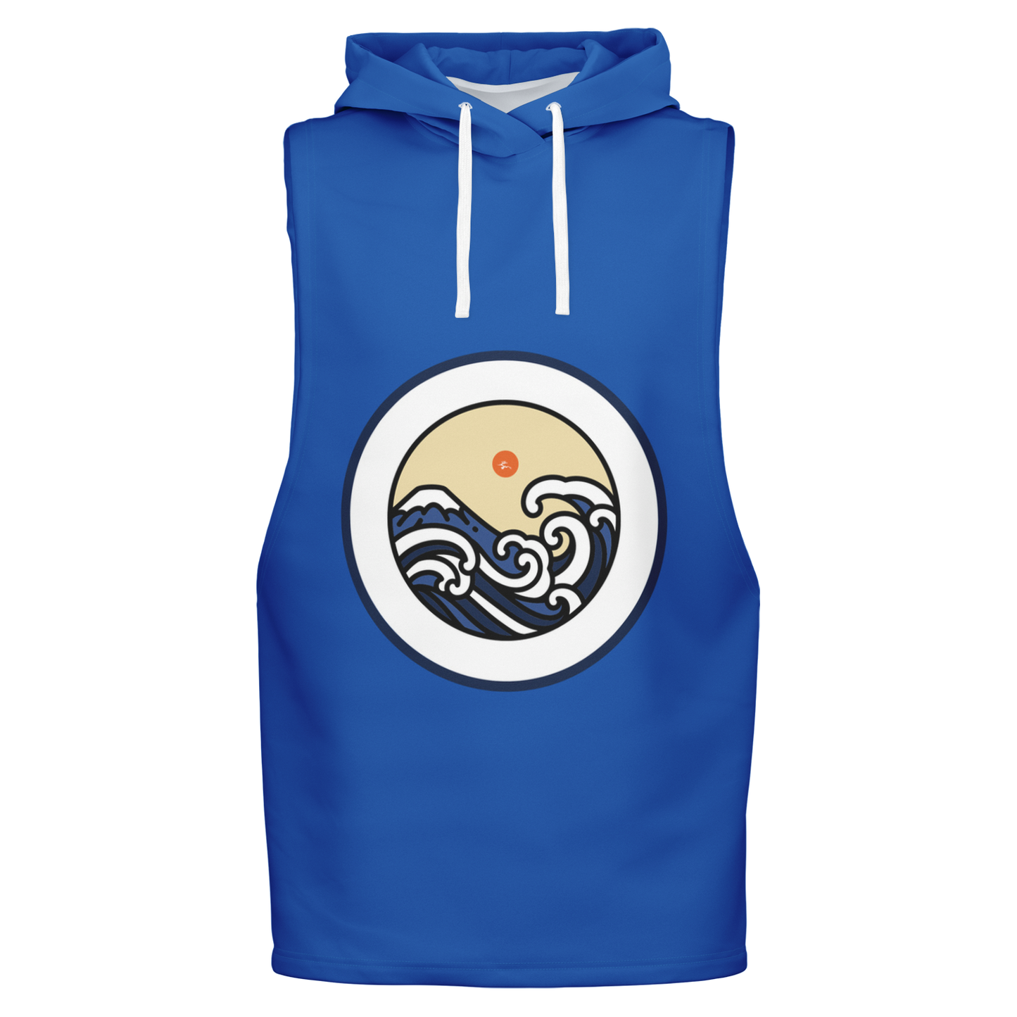 V3 Logo - Blue - Athletic Sleeveless Hoodie