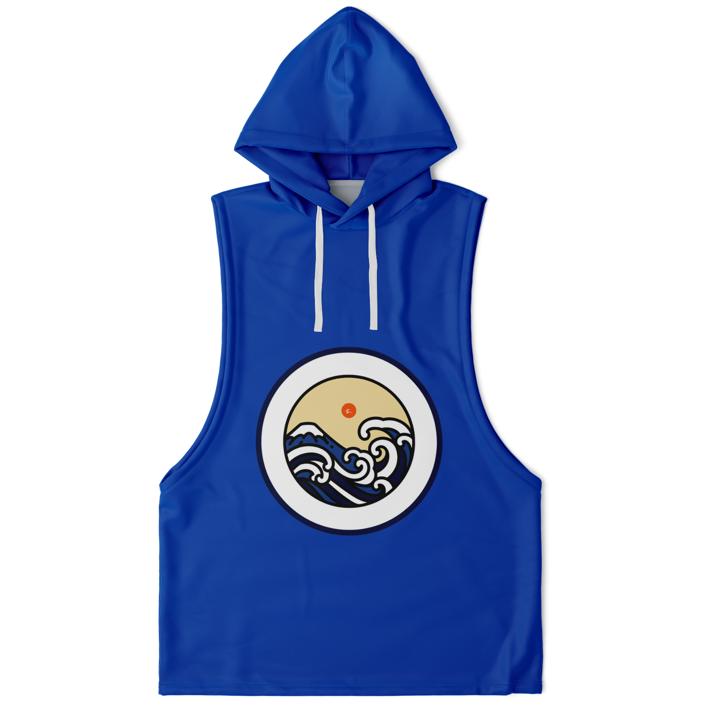 V3 Logo - Blue - Athletic Sleeveless Hoodie