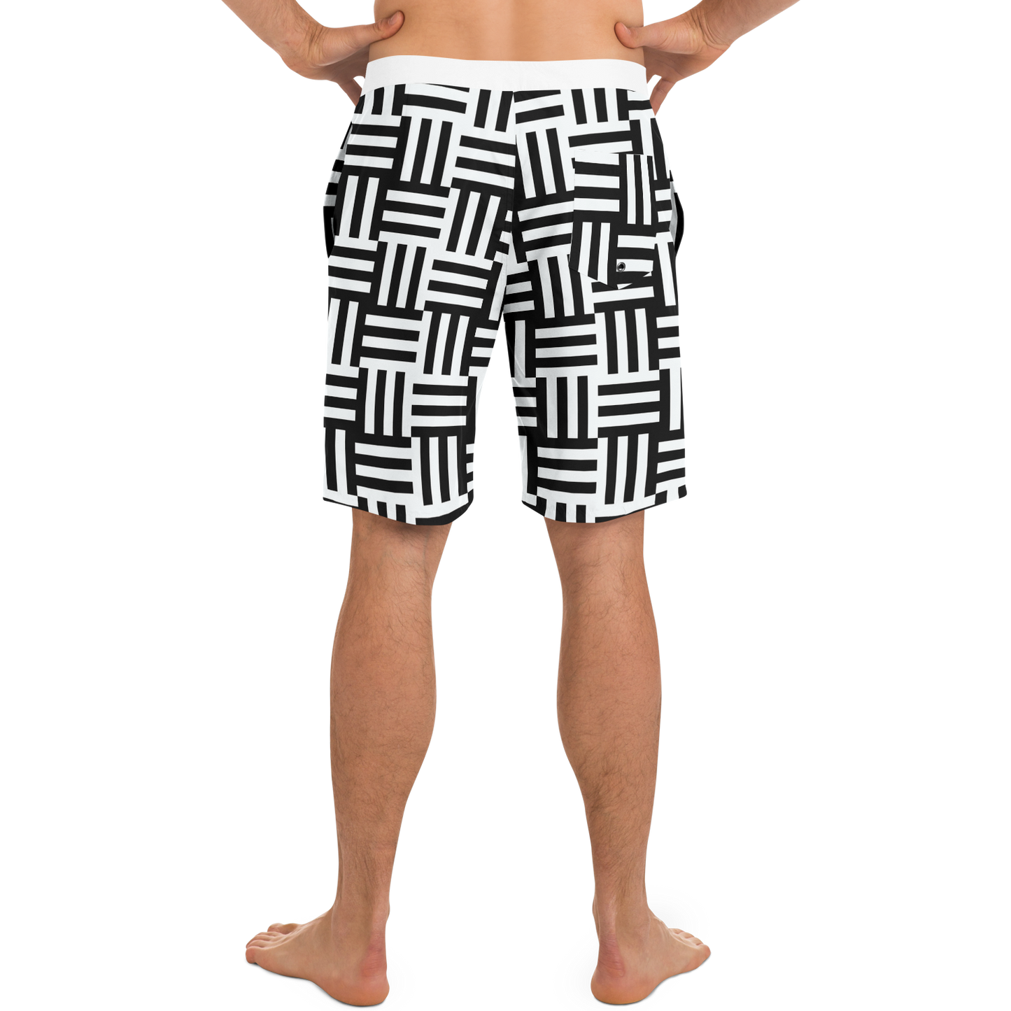 Square Lines Board Shorts