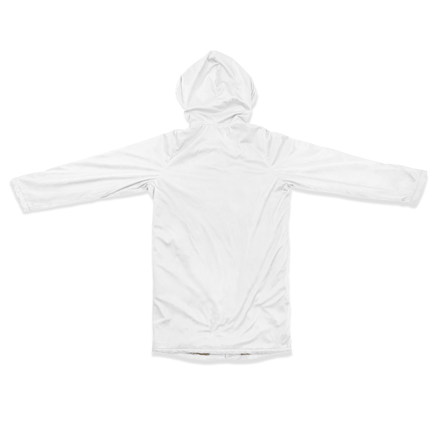 Women's Pearl White Zipper Cloak