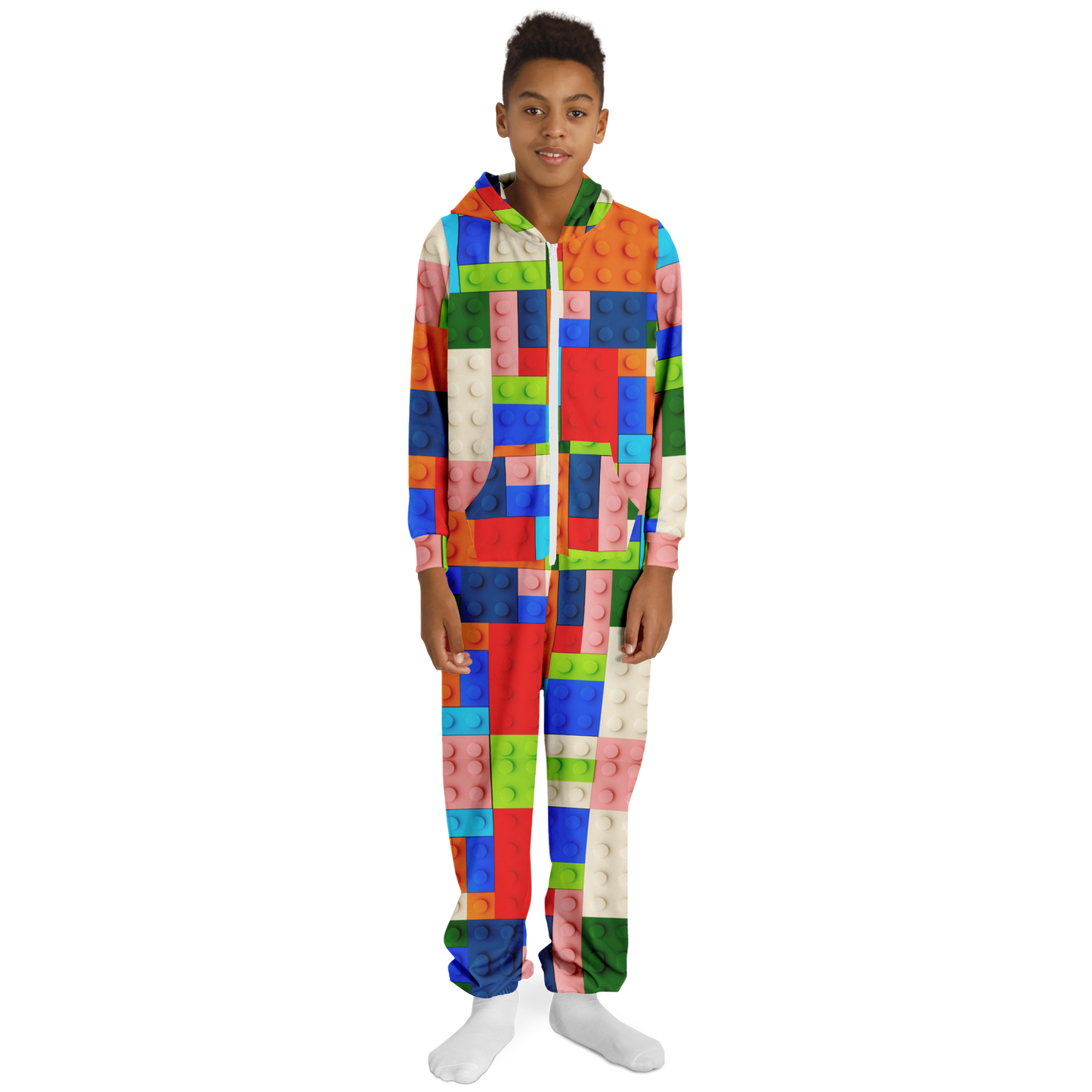 Men's Youth Lego Print Athletic Jumpsuit