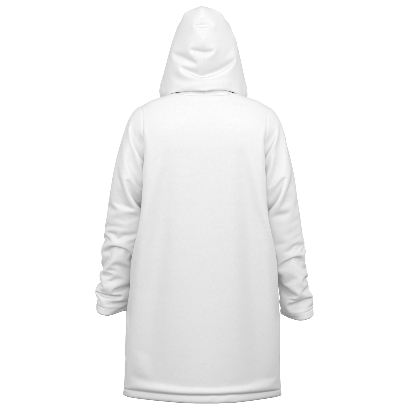 Women's Pearl White Zipper Cloak