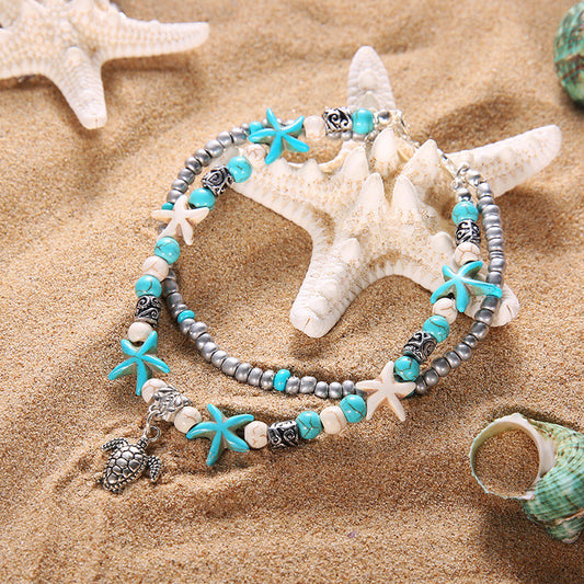 Ocean Charm Anklet