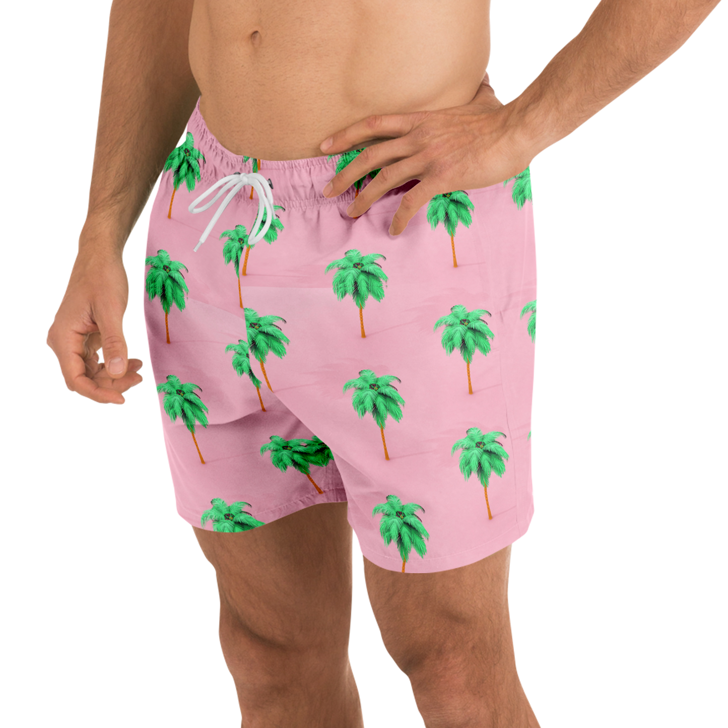 Palm Trees Pattern Swim Trunks