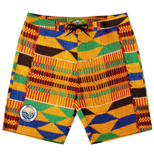 Short de bain à motifs 