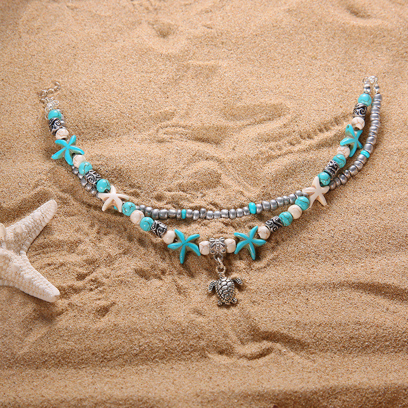 Ocean Charm Anklet