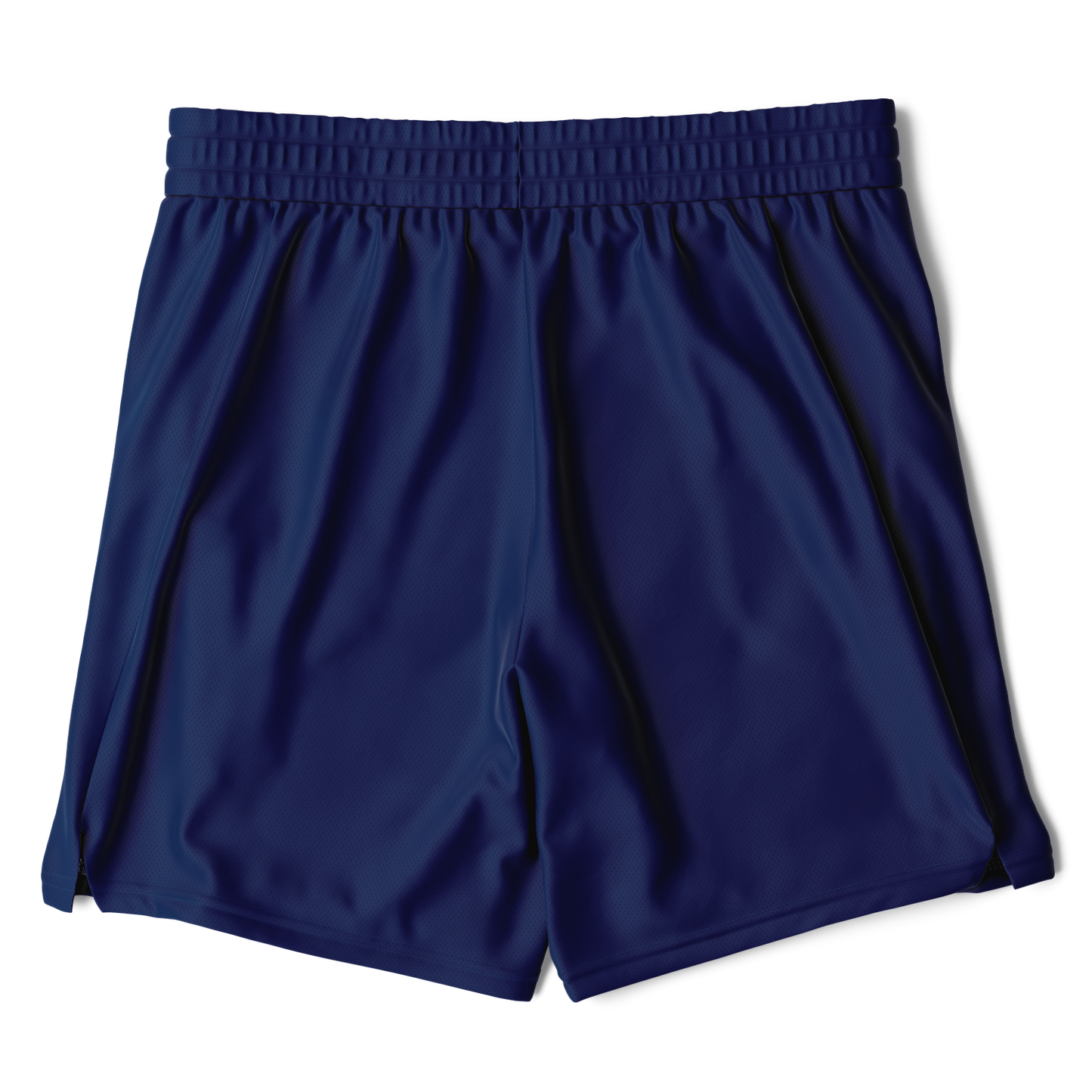 Men's Navy with Light Blue Rash Guard 2-in-1 Shorts