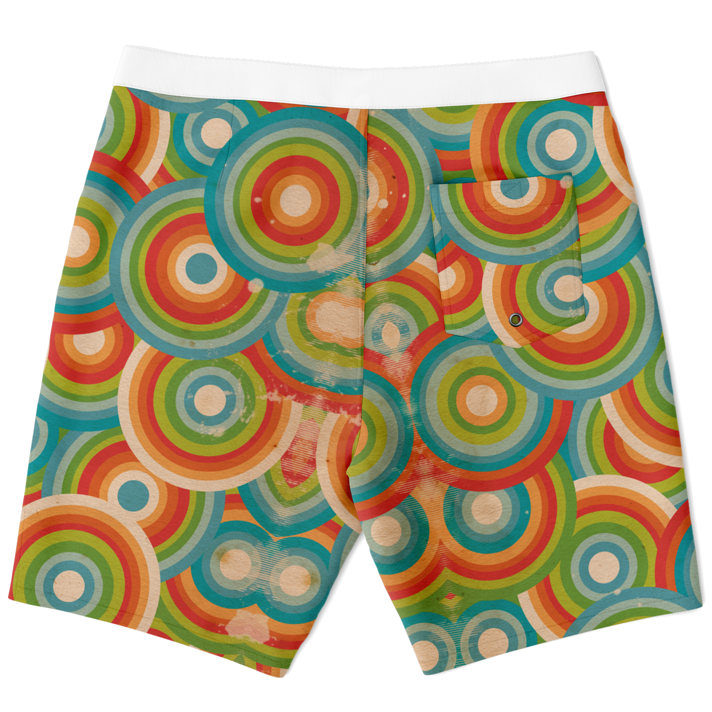 Circles Pattern Board Shorts