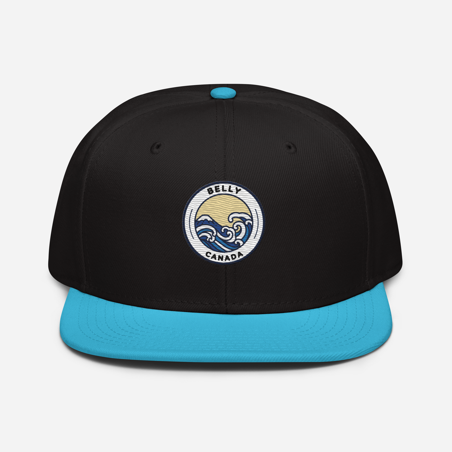 Snapback Hat with Grey Undervisor