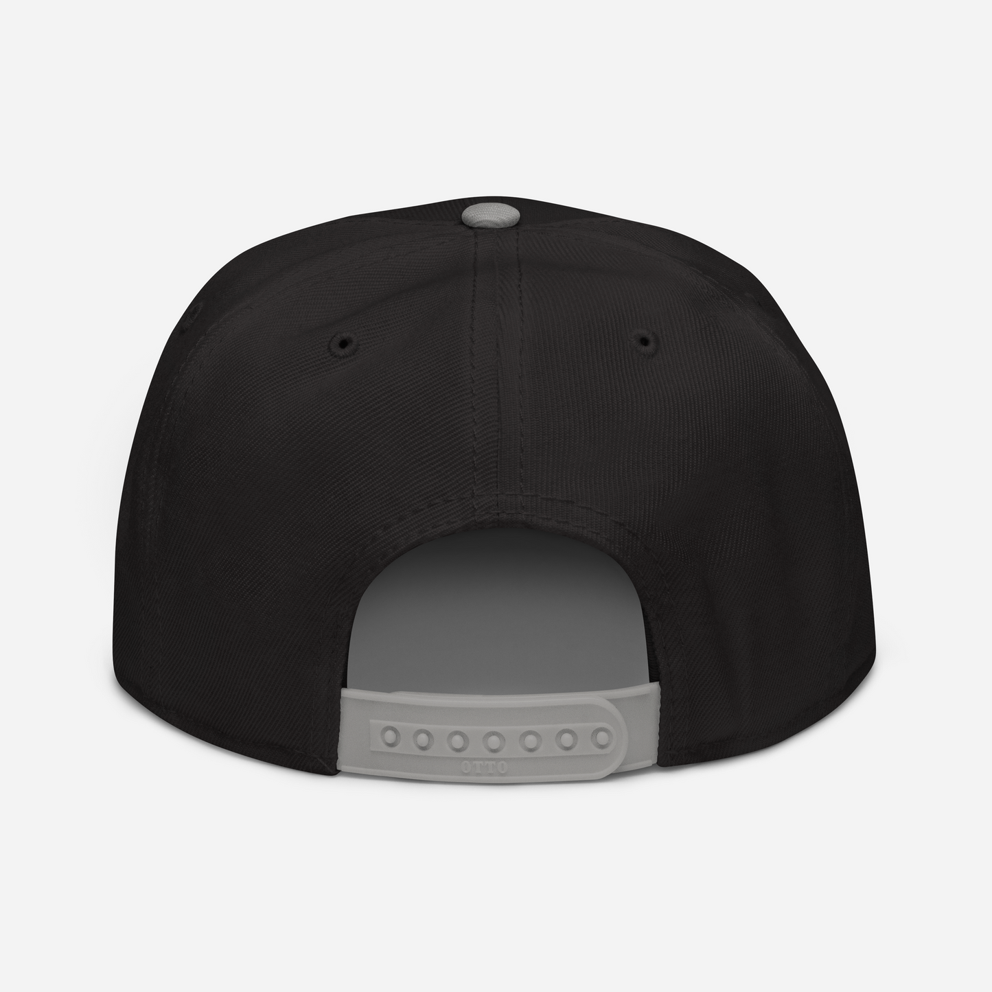 Snapback Hat with Grey Undervisor