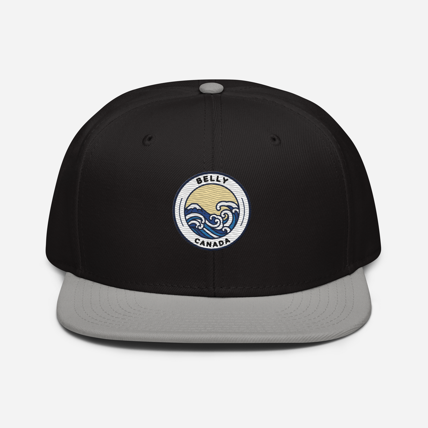 Snapback Hat with Grey Undervisor