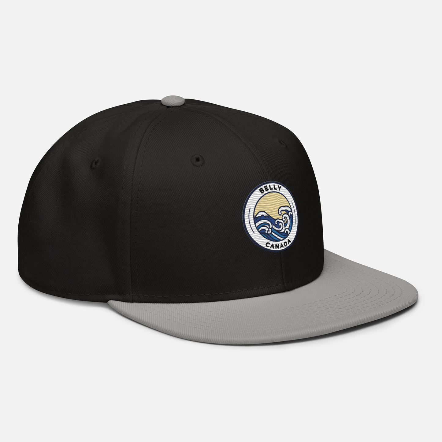 Snapback Hat with Grey Undervisor