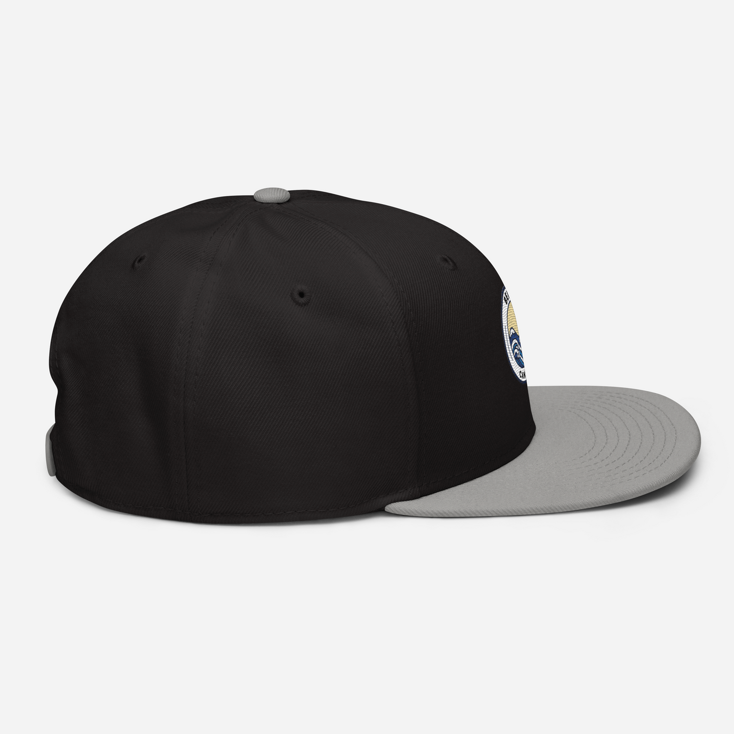 Snapback Hat with Grey Undervisor