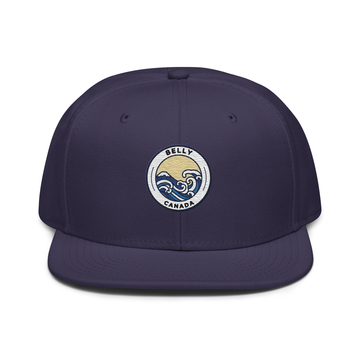 Snapback Hat with Grey Undervisor