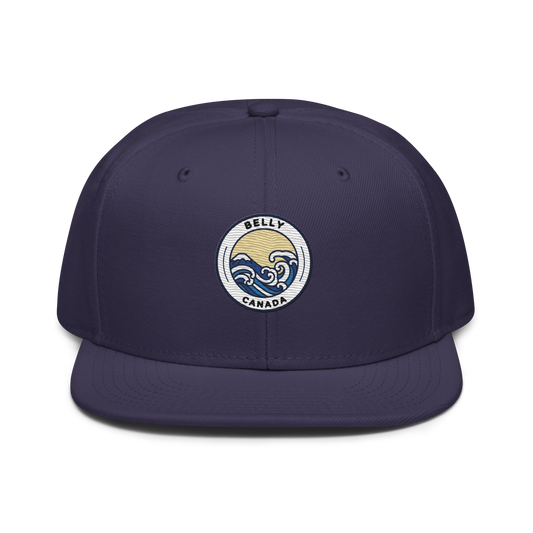 Belly Snapback Hat with Grey Undervisor