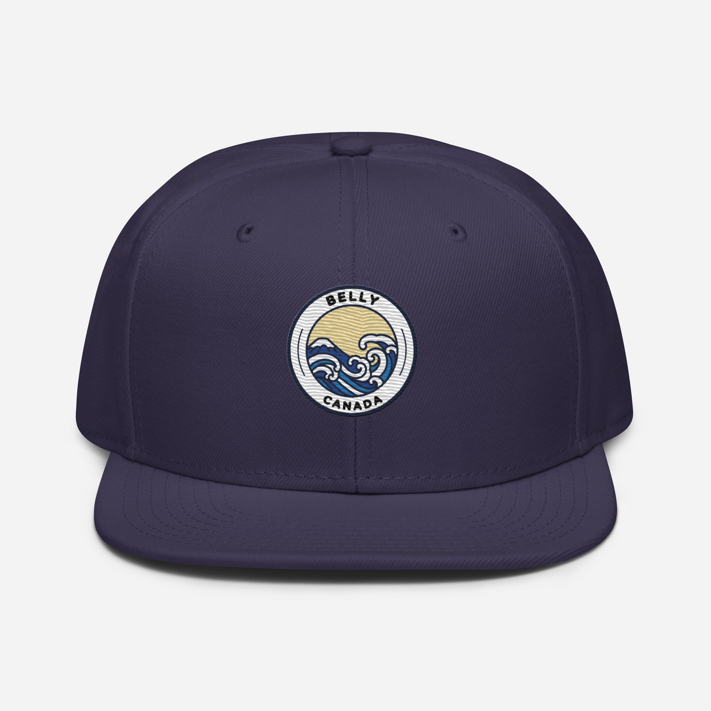 Snapback Hat with Grey Undervisor