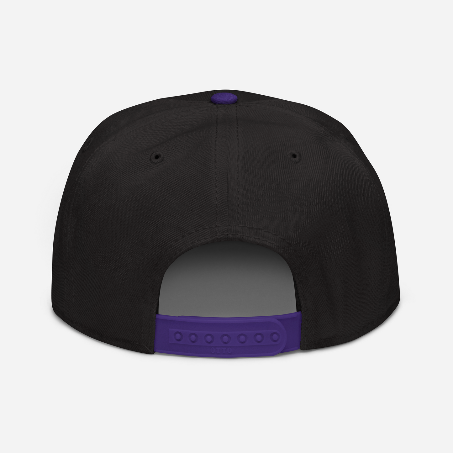 Snapback Hat with Grey Undervisor