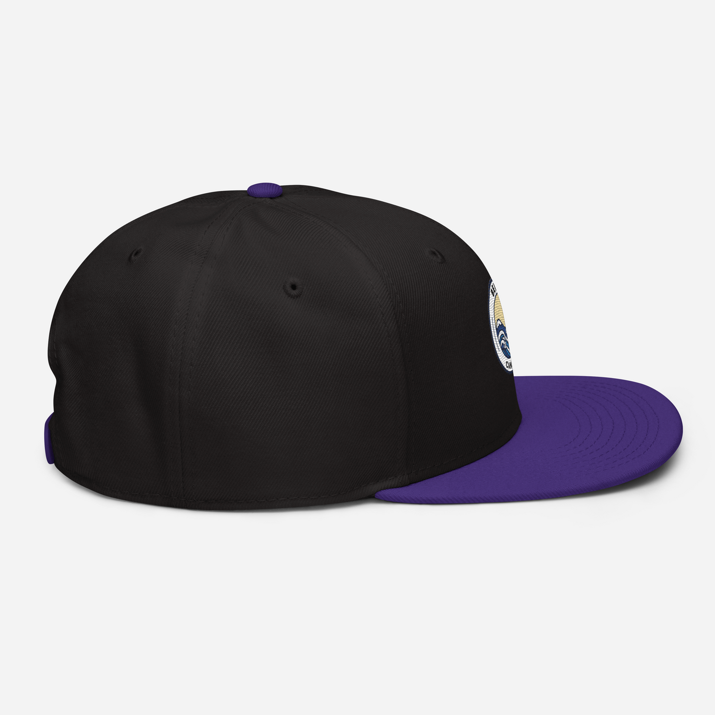 Snapback Hat with Grey Undervisor