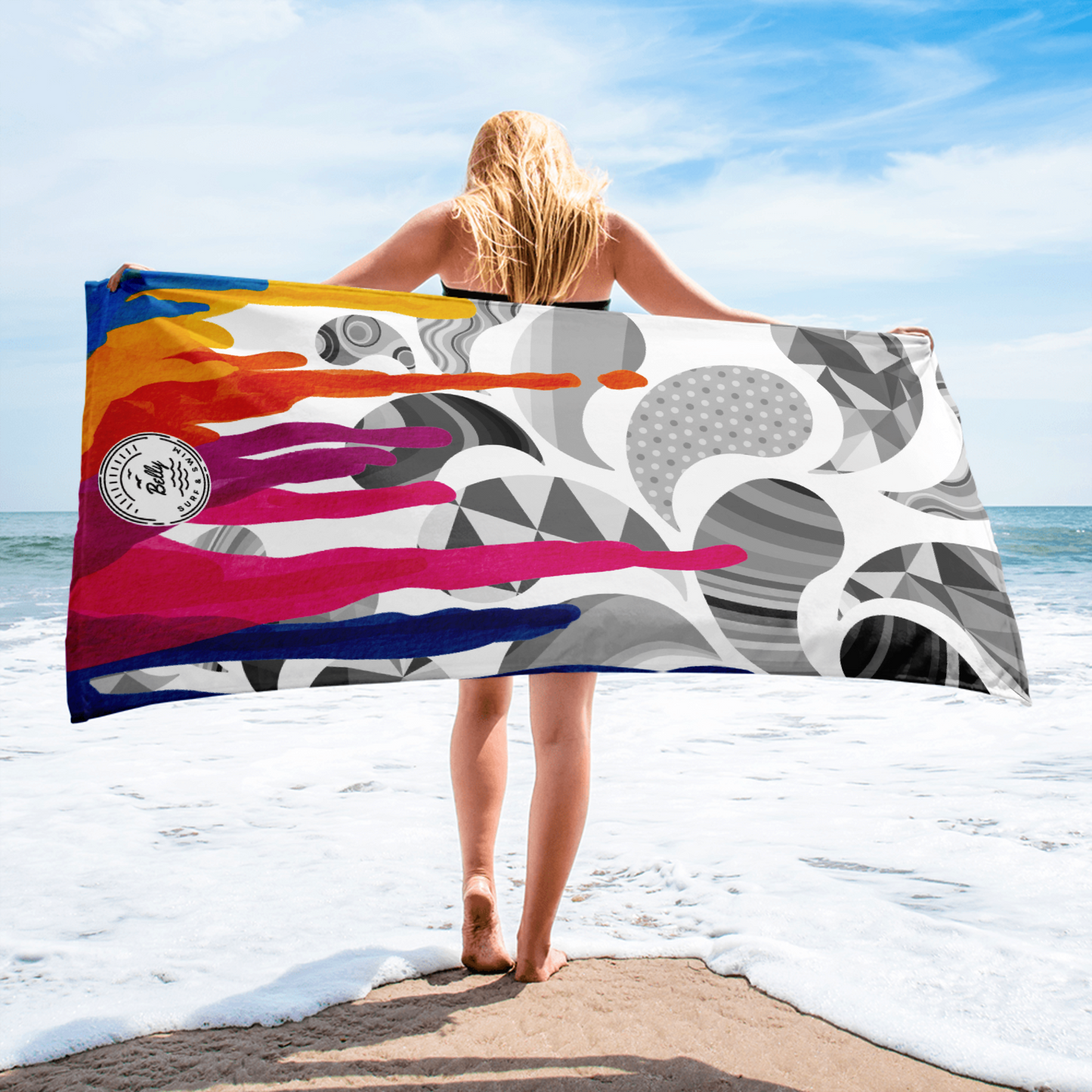 Coloursplash Print Towel