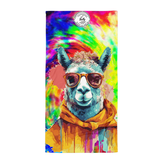 Llamabrain Print Towel